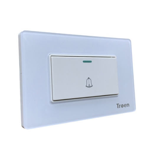 [12564] TIMBRE PARA PUERTAS DE ACRILICO BLANCO TROEN