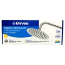REGADERA TIPO LLUVIA 8" SATINADO REDONDA GRIVEN