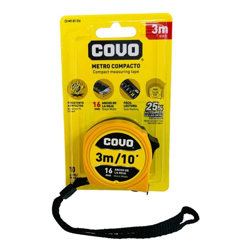 [12656] CINTA METRICA 3M COMPACTA COVO