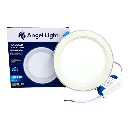 [12751] LAMPARA PANEL LED EMPOTRAR LUZ FRIA 18 WANGEL LIGHT
