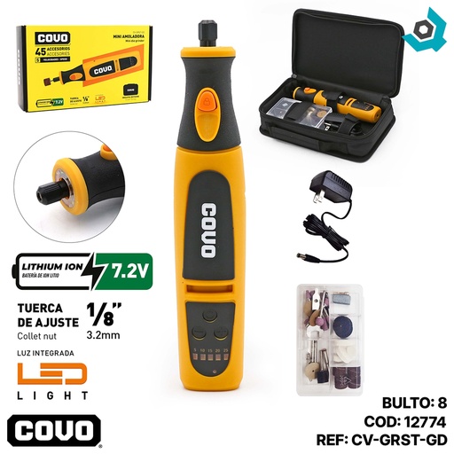 [12774] SET DE DREMEL INALAMBRICO COVO