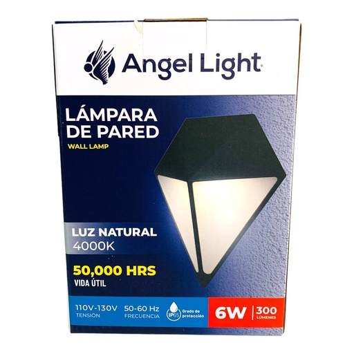 [12834] LAMPARA DE PARED 6W LUZ NATURAL ANGEL LIGHT