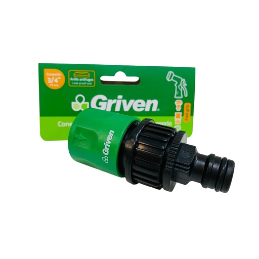[12860] CONECTOR DE LLAVE 3/4" PARA MANGUERA HR GRIVEN