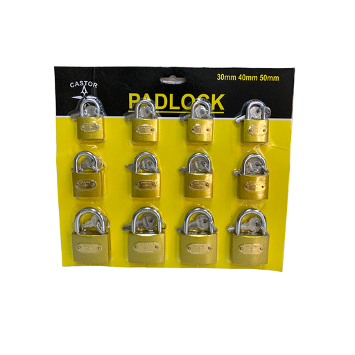 [12884] SET DE CANDADOS 30MM 40MM 50MM CASTOR