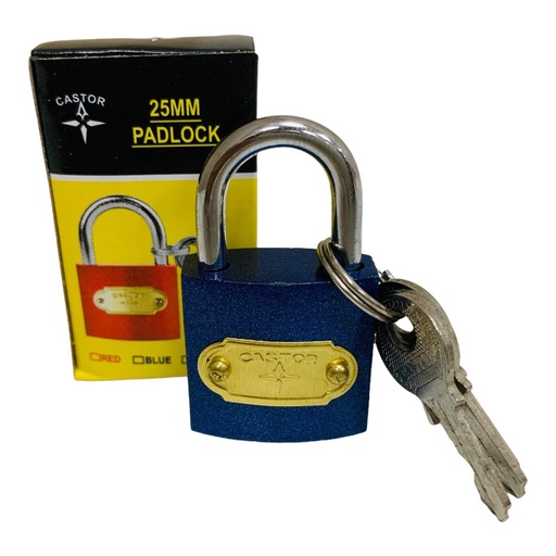 [12908] CANDADO 25MM CASTOR