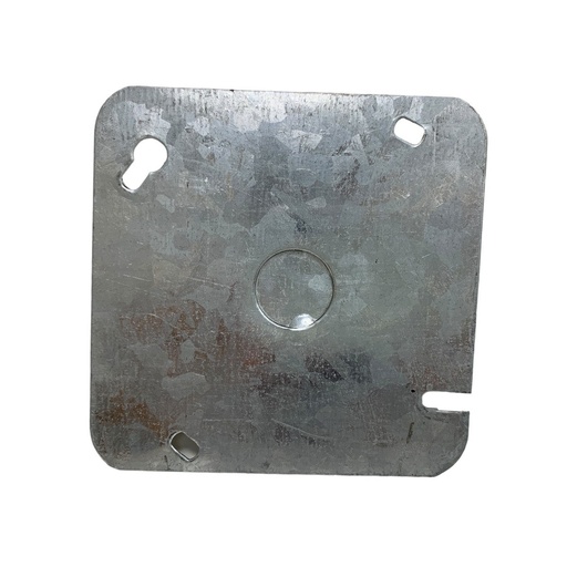 [12914] TAPA CIEGA OCTAGONAL 4X4 1/2" GALVANIZADA