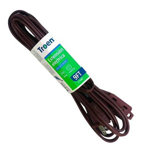 [12937] EXTENSION ELECTRICA 2.74M 3 TOMAS MARRON TROEN