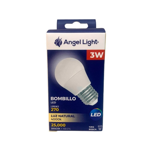 [12945] BOMBILLO LED 3W 4000K ANGEL LIGHT
