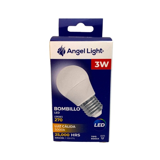 [12946] BOMBILLO LED 3W 3000K ANGEL LIGHT