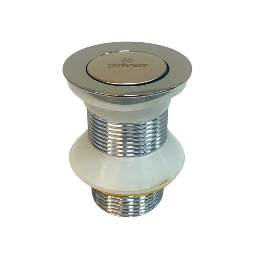 [12973] DESAGUE PUSH METALICO CROMADO SIN REBOSADERO GRIVEN