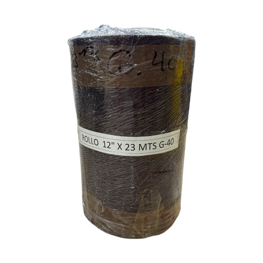 [13013] ROLLO DE LIJA 12" X 23MTS GRANO 40 DEERFOS