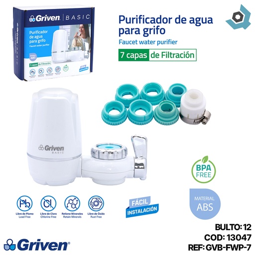 [13047] PURIFICADOR DE AGUA PARA GRIFERIA GRIVEN BASIC