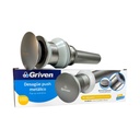 DESAGUE PUSH METALICO SIN REBOSADERO SATINADO GRIVEN