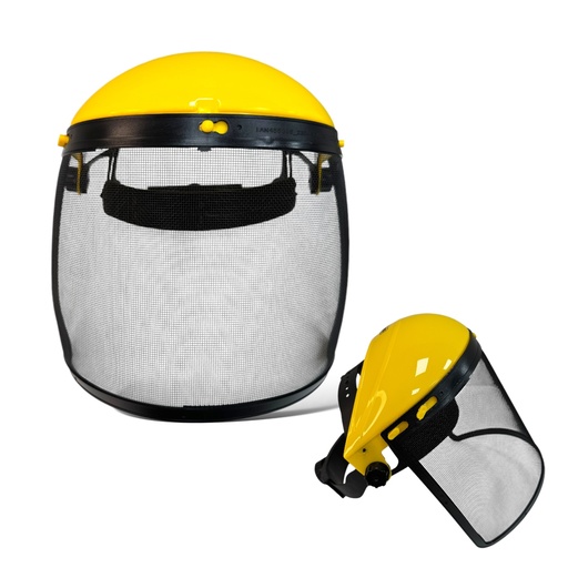 [13075] MASCARA DE SEGURIDAD CON VISERA DE MALLA COVO