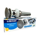 DESAGUE PUSH METALICO CON REBOSADERO SATINADO GRIVEN