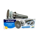 DESAGUE PUSH METALICO CON REBOSADERO SATINADO GRIVEN