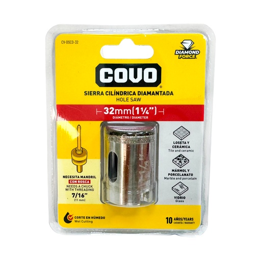 [13119] SIERRA CILINDRICA DIAMATADA 32MM COVO