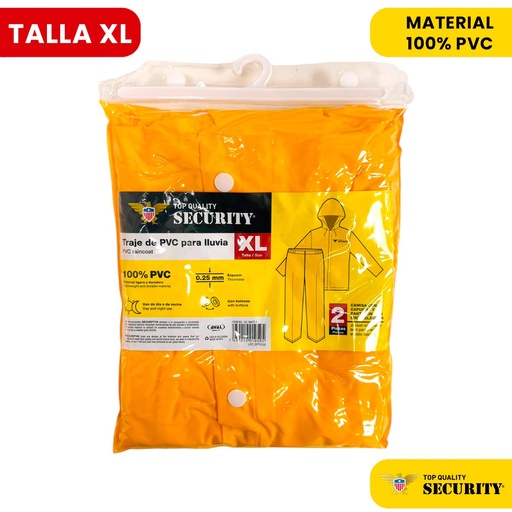 [13218] TRAJE IMPERMEABLE XL SECURITY