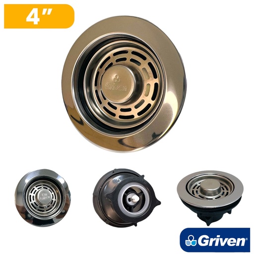 [13220] DESAGUE PARA FREGADERO 4" GRIVEN
