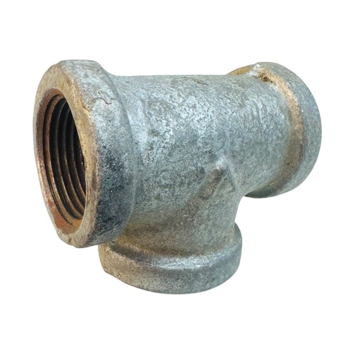 [13249] TEE 3/4" DE ACERO GALVANIZADO HR