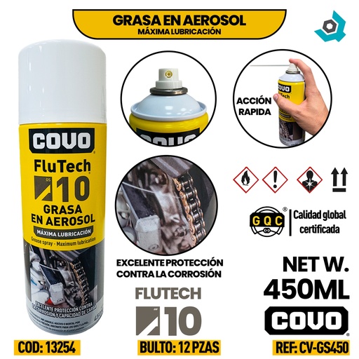 [13254] GRASA EN AEROSOL 450ML COVO