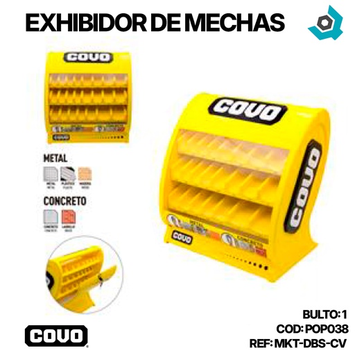 [POP038] EXHIBIDOR DE MECHAS COVO