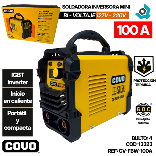 [13323] MAQUINA DE SOLDAR INVERSORA  MINI 100A COVO