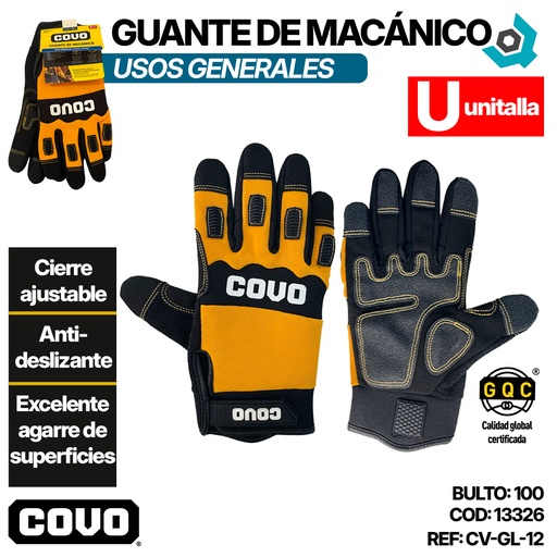 [13326] GUANTE DE MECANICO UNITALLA COVO