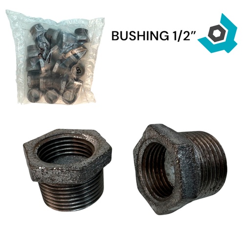 [13395] REDUCCION BUSHING 1/2 X 3/4" GALVANIZADO