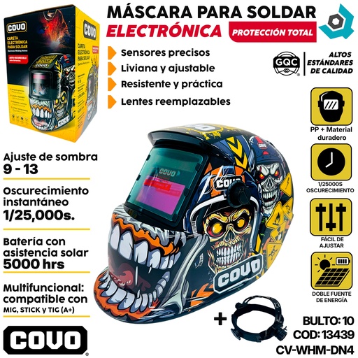 [13439] MASCARA PARA SOLDAR ELECTRONICA DN4 COVO