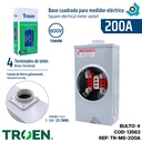 BASE CUADRADA PARA MEDIDOR ELECTRICO 200A TROEN