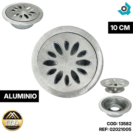 [13582] DESAGUE DE PISO 10 CM METALES ALEADOS