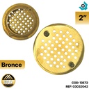 REJILLA DESAGUE DE PISO 2" BRONCE METALES ALEADOS
