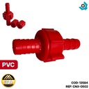 CONEXION PARA MANGUERA 1/2" SIMPLE PVC METALES ALEADOS