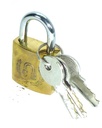 CANDADO 25MM BRONCE SECURE