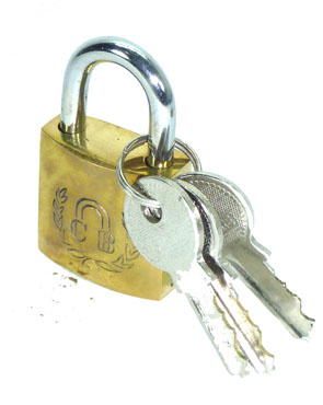 [0593] CANDADO 25MM BRONCE SECURE