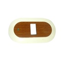 TAPA PARA APAGADOR FP201WOODEN1 IVORY