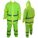 CAPOTE IMPERMEABLE VERDE FOSFORESCENTE SECURITY
