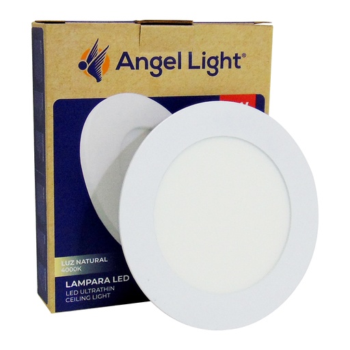 [10054] LAMPARA LED PARA EMPOTRAR REDONDA LUZ NATURAL 6W 4.7" ANGEL LIGHT