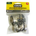 ABRAZADERAS 3/4" A 1 1/2" DE ACERO INOXIDABLE COVO