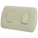 APAGADOR DOBLE 3 WAY BEIGE TROEN