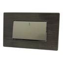APAGADOR INDIVIDUAL 3 WAY PLATEADO TROEN