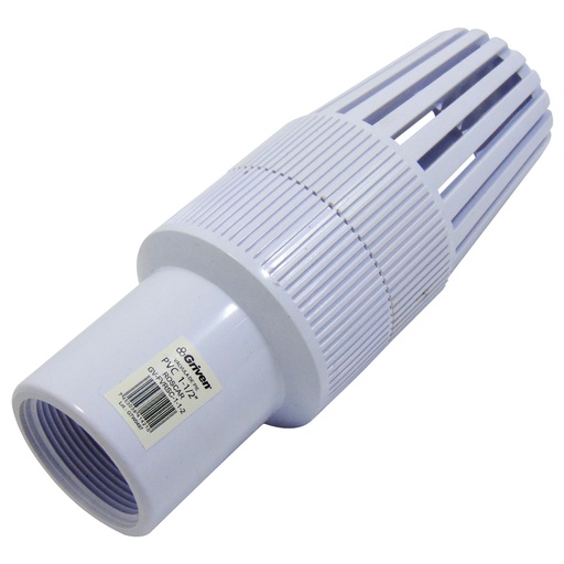[10101] CHEQUE 1 1/2" DE PVC CON ROSCA GRIVEN