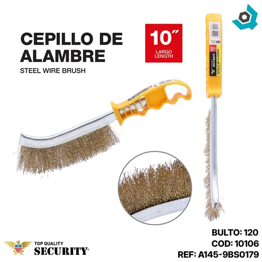 [10106] CEPILLO DE ALAMBRE 10" SECURITY