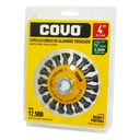 DISCO CEPILLO CONICO DE ALAMBRE 4" X 5/8" COVO
