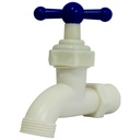 LLAVE DE CHORRO 3/4" PVC SIN PICO GRIVEN
