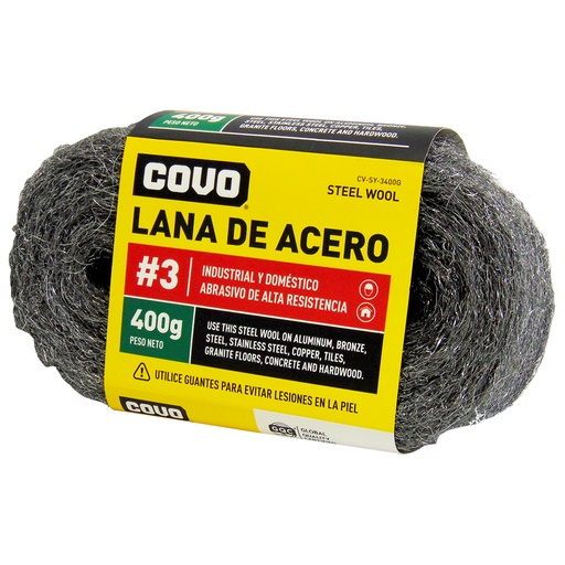 [10204] LANA DE ACERO #3 400G COVO