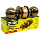 CERRADURA PARA DORMITORIO DE POMO LATON COVO