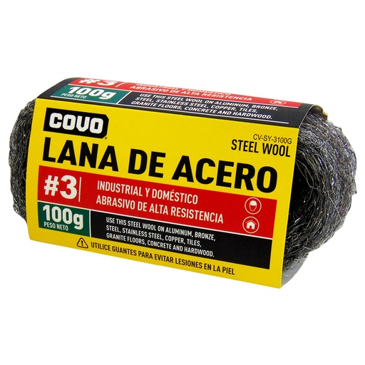 [10220] LANA DE ACERO #3 100G COVO