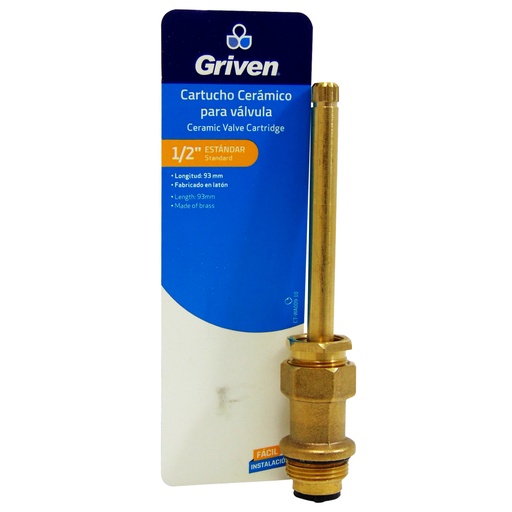 [10225] CARTUCHO CERAMICO 1/2" PARA LLAVE DE DUCHA GRIVEN
